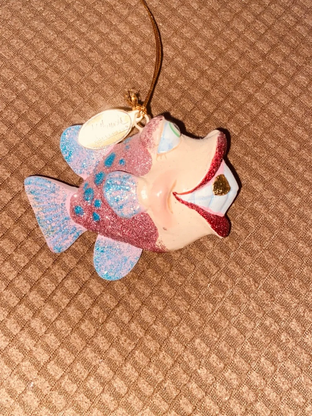 7 Katherine’s Collection - Kissing Fish Ornament - 1.75
